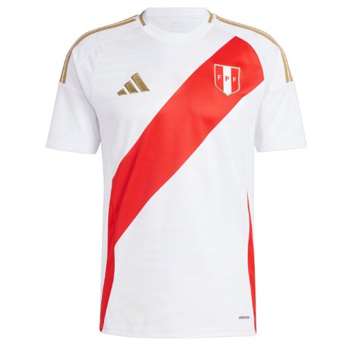 Pánský Fotbalový dres Peru Copa America 2024 Domácí Krátký Rukáv